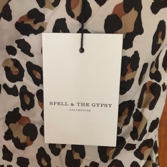 SPELL Leopard Print Swimsuit, XS - Picture 3 of 3